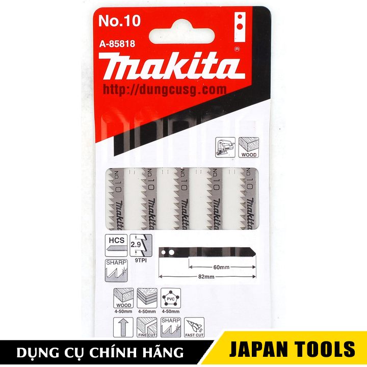 Lưỡi cưa lọng no.10 makita a-85818 | japan tools
