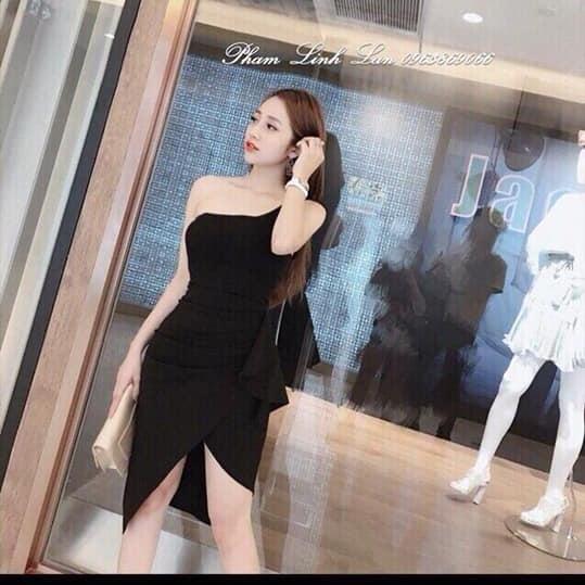 Đầm lệch vai hmlv0068