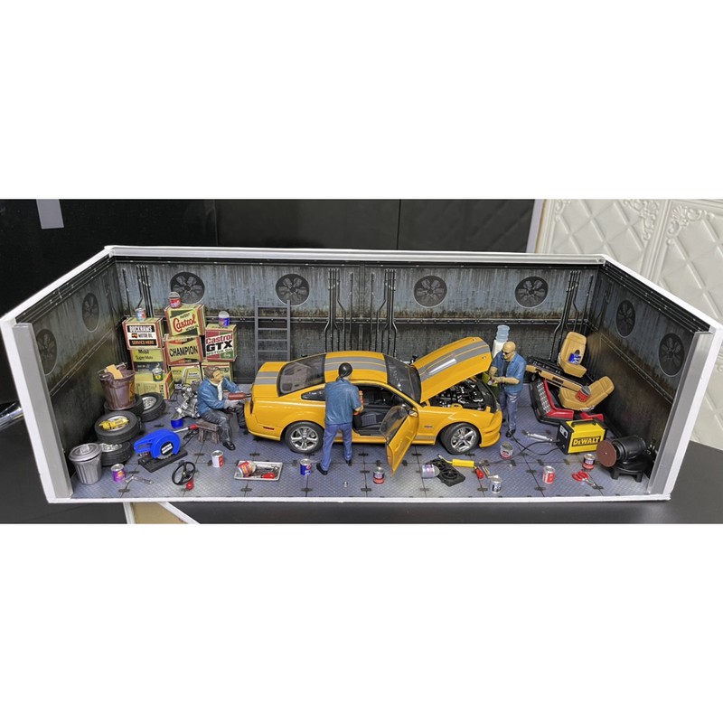mô hình garage mini 1 18 order