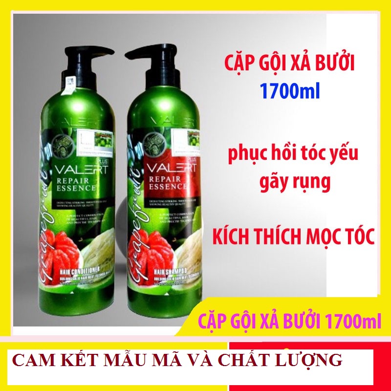 [KÈM QUÀ TẶNG] CẶP DẦU GỘI BƯỞI KÍCH THÍCH MỌC TÓC, PHỤC HỒI TÓC HƯ TỔN,GIÚP TÓC MỀM MƯỢT TỰ NHIÊN [COMBO 1 GỘI VÀ 1 XẢ]