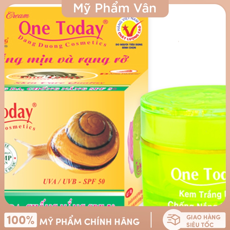 Kem one today trắng da chống nắng spf 50 8g