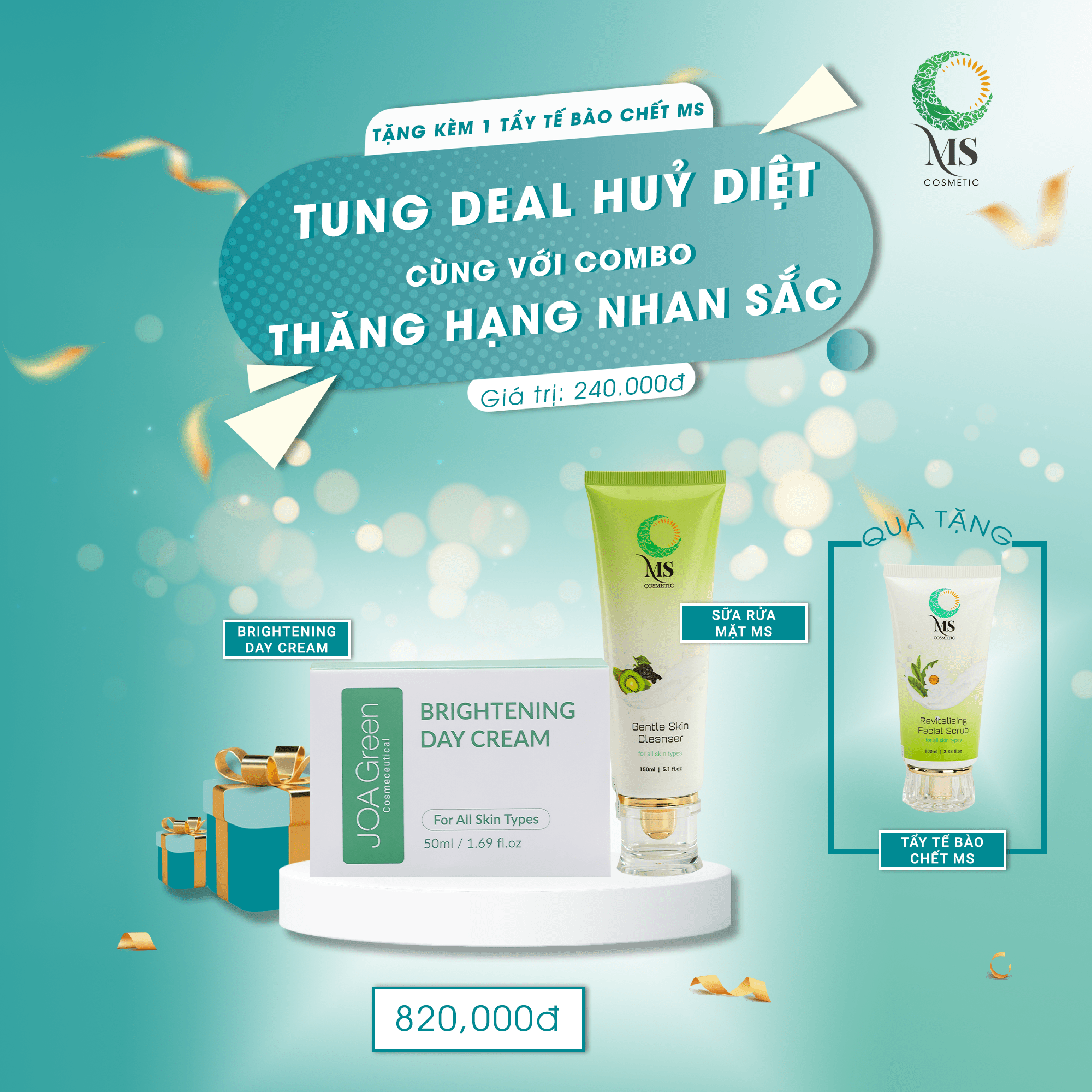 Giúp phục hồi, dưỡng trắng da - mỹ phẩm ms cosmetic