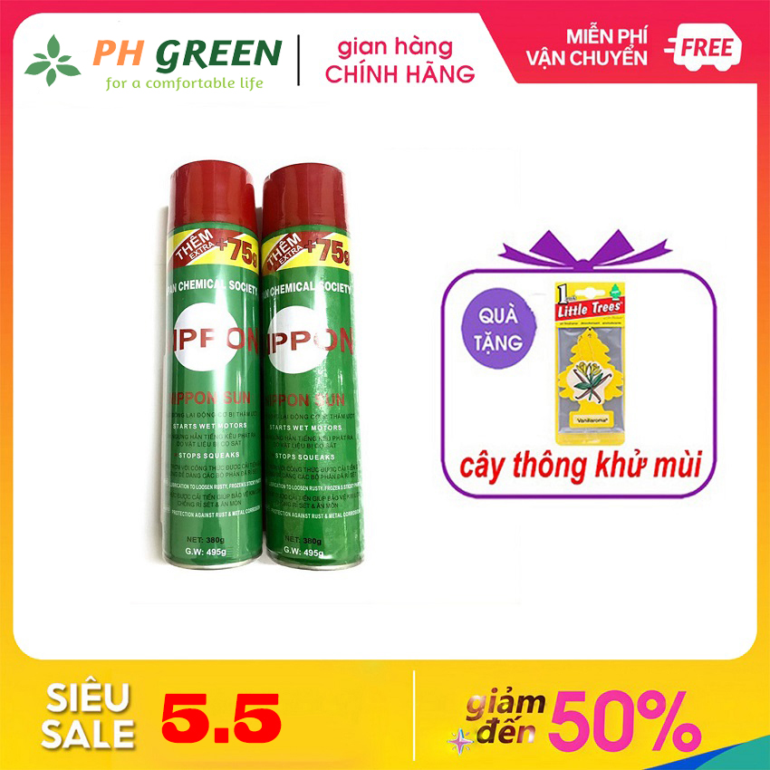 Chai Xịt Tẩy Rỉ Nippon, Chai 500ml, Tẩy Các Loại Rỉ, Chống Ri Sét Bảo Vệ Kim Loại Khỏi Bị Ăn Mòn