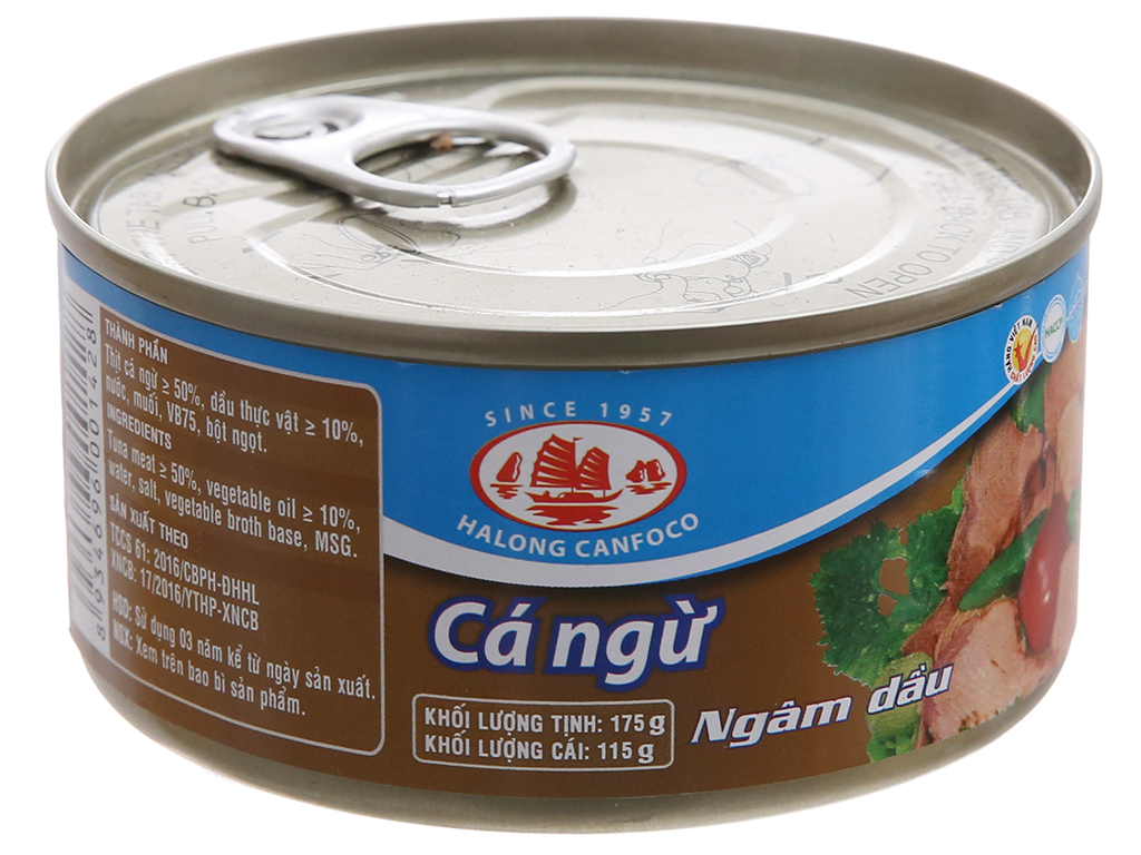 Cá ngừ ngâm dầu Hạ Long chỉ với giá 115k 175g tiện dụng, thơm ngon