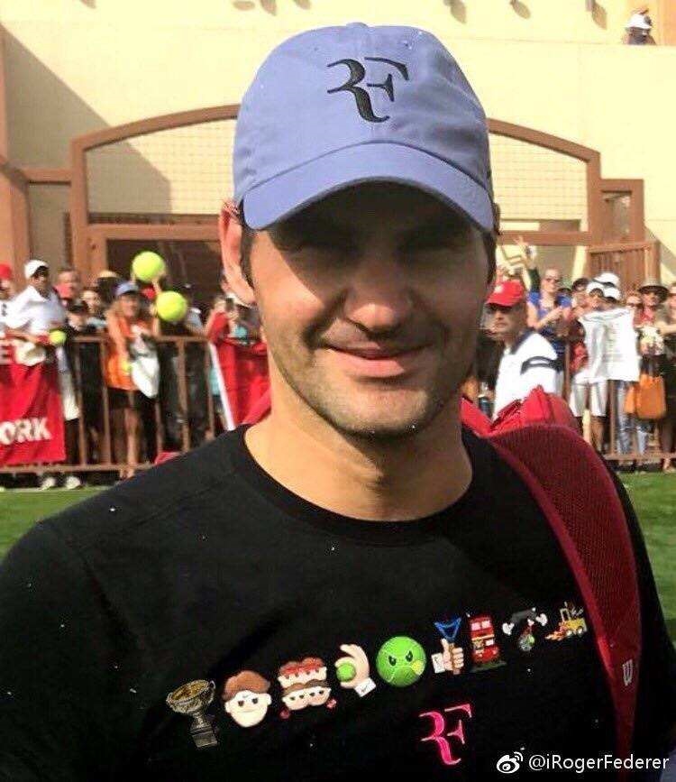 Federer cow same style tennis T-shirt cartoon tennis Shanghai Masters men's and women's pure cotton