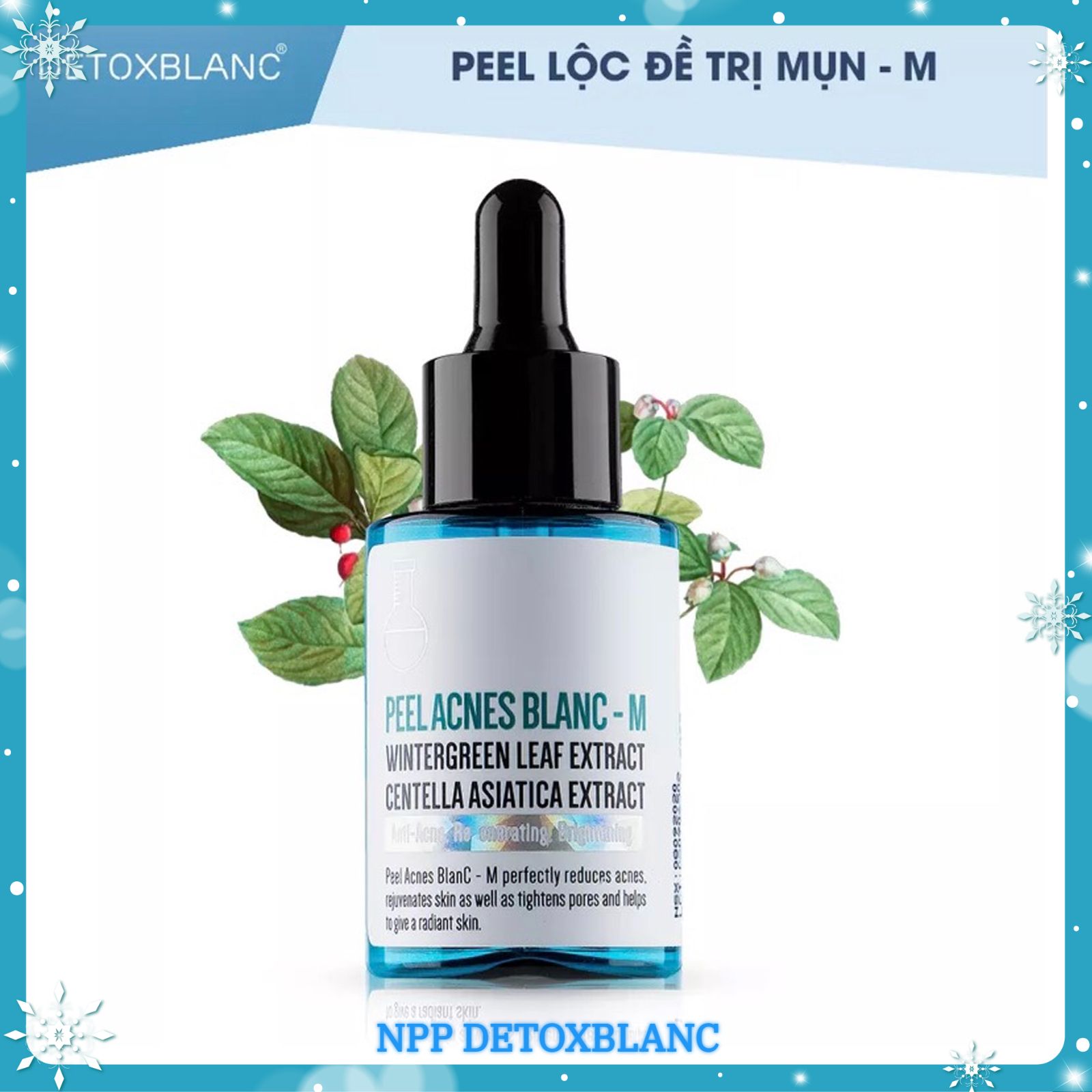 Serum Mụn Lộc Đề M Detox Blanc - Peel Acnes Blanc M
