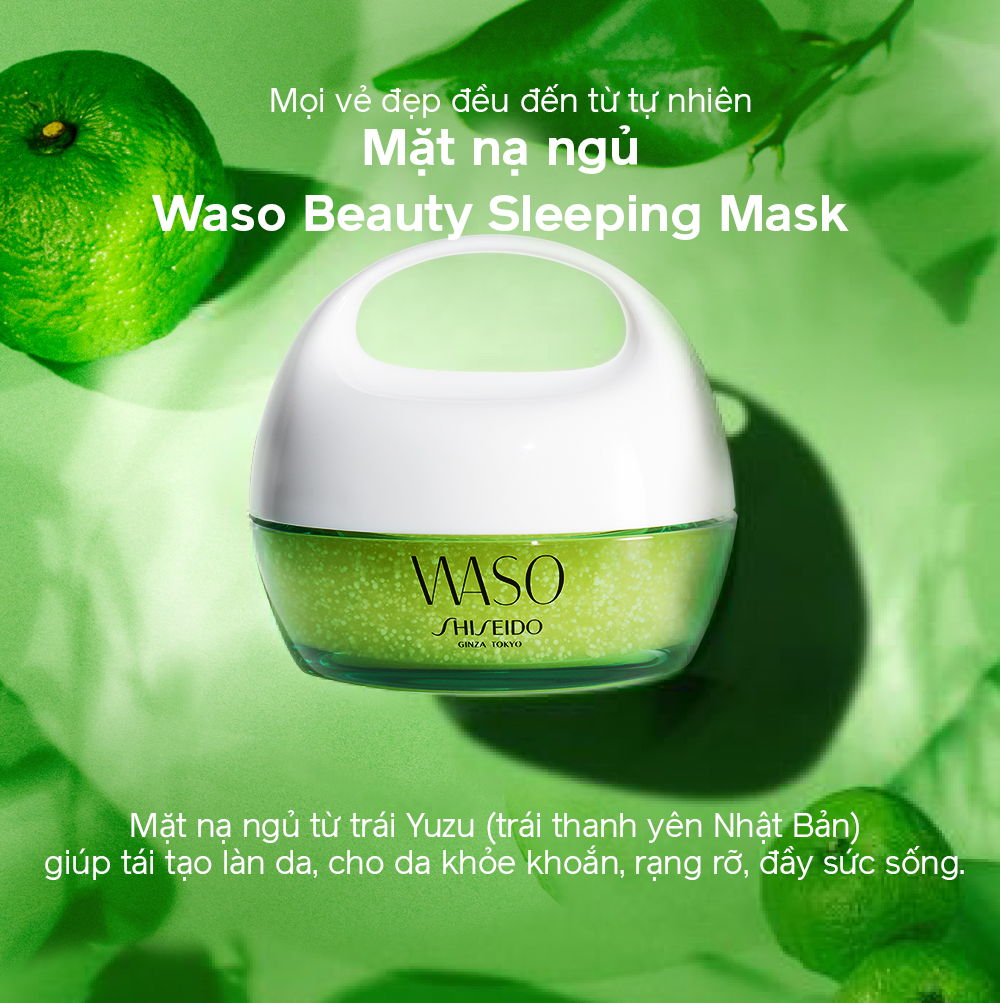 Mặt nạ ngủ dưỡng ẩm Shiseido WASO Beauty Sleeping Mask 80ml | Lazada.vn