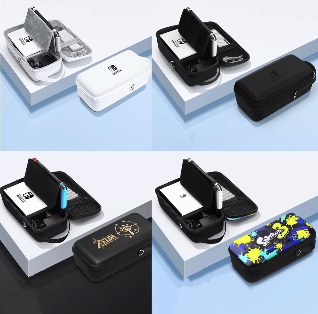 Túi du lịch mini nhỏ gọn đựng máy game, dock, sạc dành cho nintendo switch oled/v1/v2