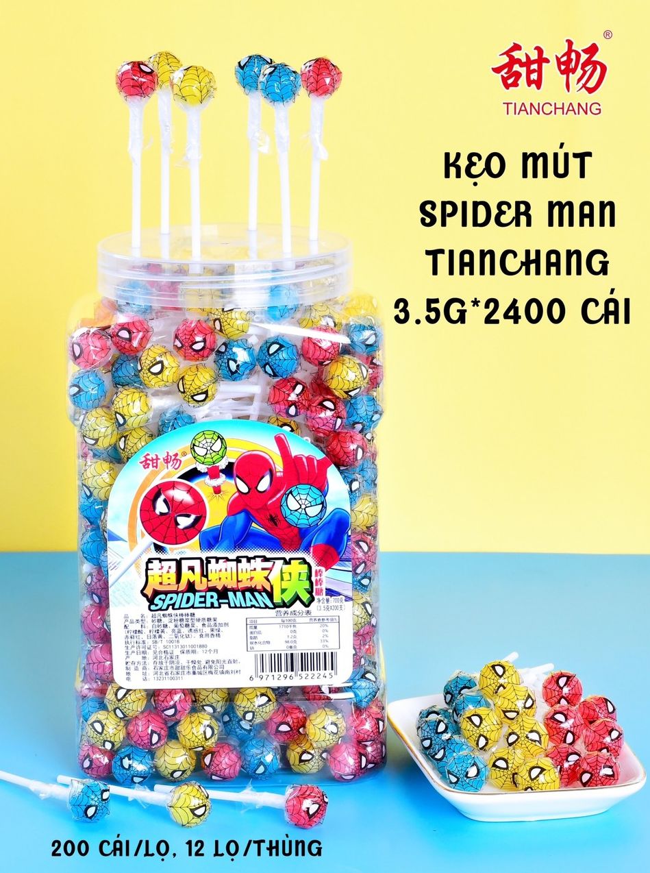 Kẹo mút mini trái cây cho bé