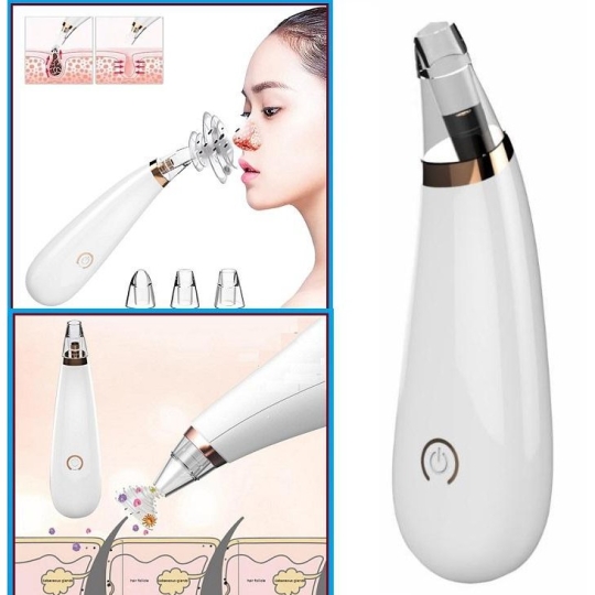 Máy hút mụn đầu đen BLACK HEAD DETECTOR cao cấp 5 chế độ hút hiệu quả cao cho da mụn đen.mụn cám cứng đầu