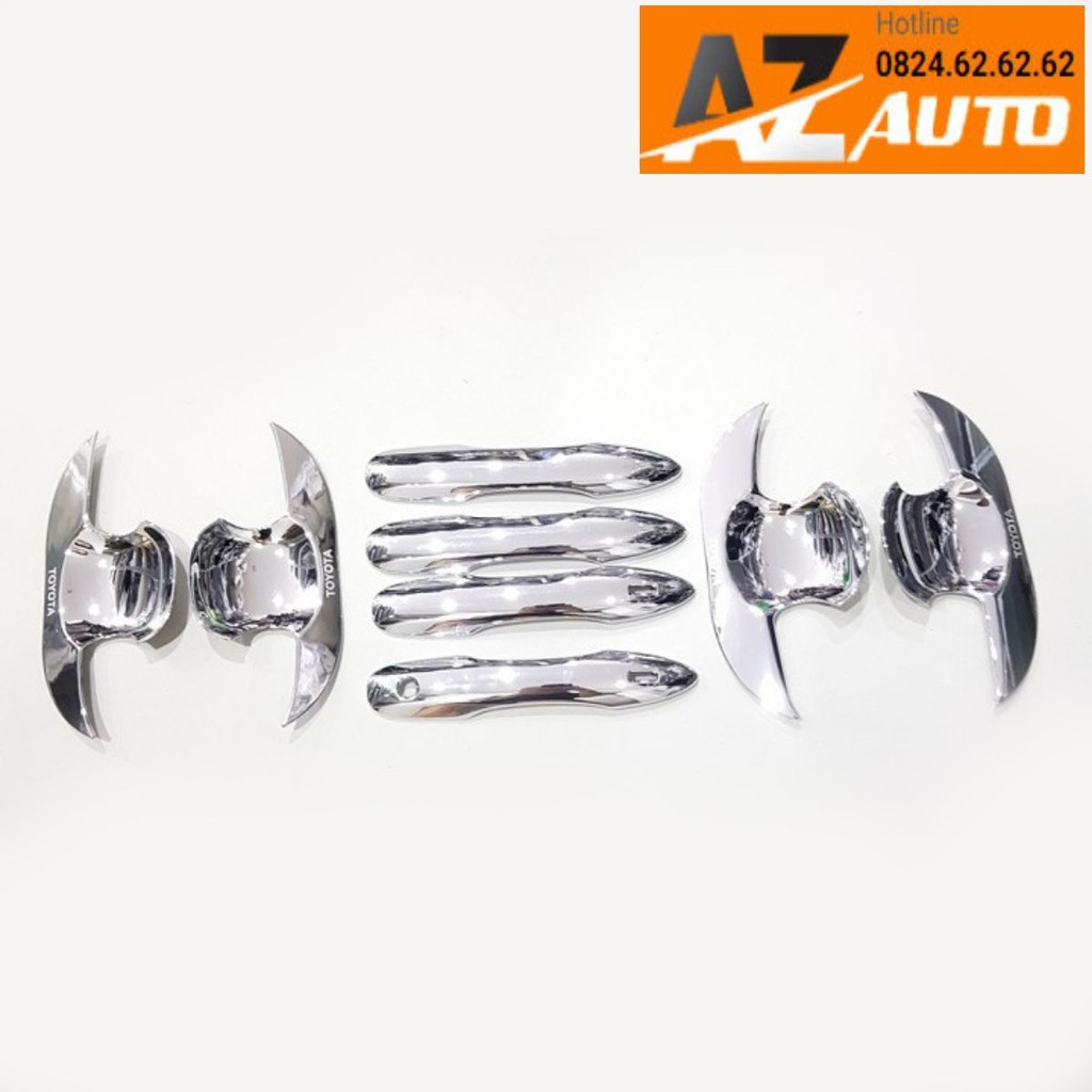 ✎☍◊ ☎㍿▣ ❧♗ Ốp tay nắm hõm cửa xe Toyota Corolla Cross 2020 -2021 hàng cao cấp