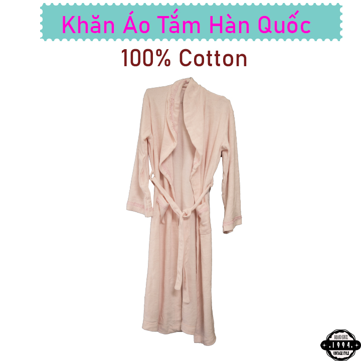 Khăn áo tắm cotton cao cấp thấm hút tốt phù hợp với mọi dáng người