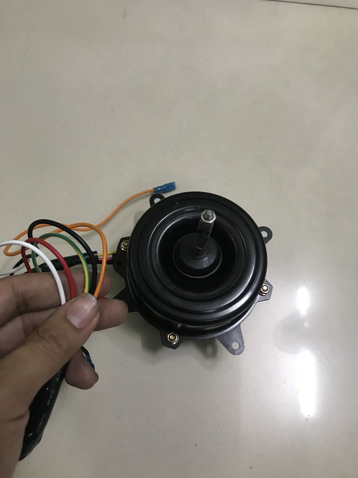 [HCM]Motor quạt dàn nóng điều hòa 27w 5 dây ngược chiều / motor quạt đuôi nóng máy lạnh