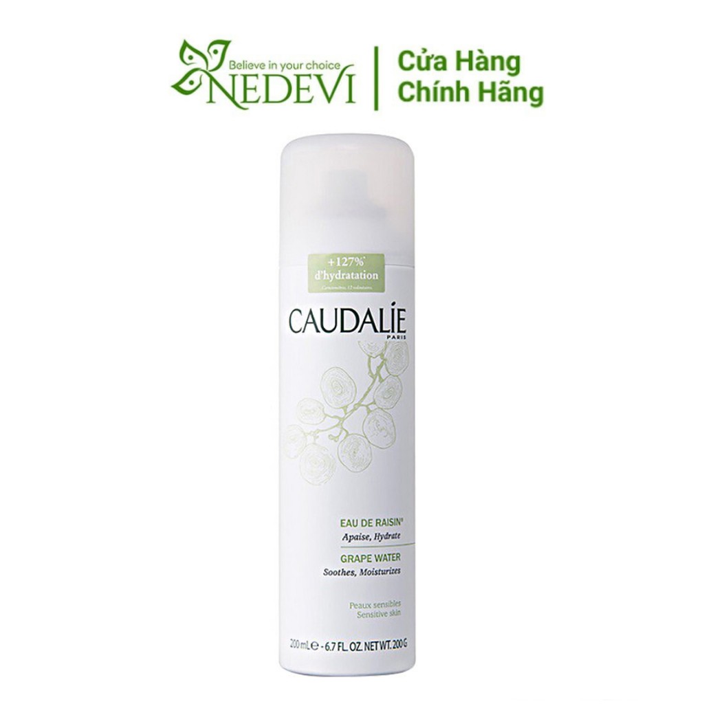 Xịt khoáng Caudalie Grape Water chiết xuất nho organic Pháp NEDEVI Chính Hãng - Nedevi Chính Hãng
