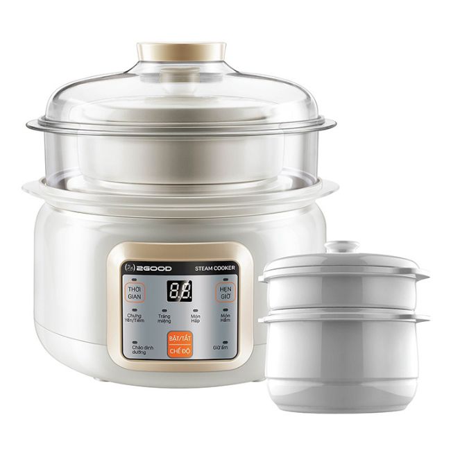 Nồi hầm chậm, cách thủy 2good a600, tổng dung tích 1.5l, nồi hầm chậm loại xịn bảo hành 12 tháng.