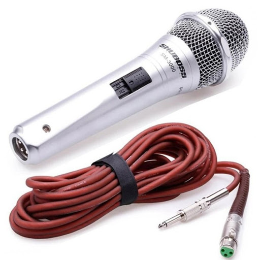 [HCM]Mic Hát Karaoke Chuyên Nghiệp Micro Có Dây Shuboss SM-3000 Chống Hú Lọc Âm Tốt Âm Chuẩn Hát Cực Hay – Bảo Hành 12 Tháng
