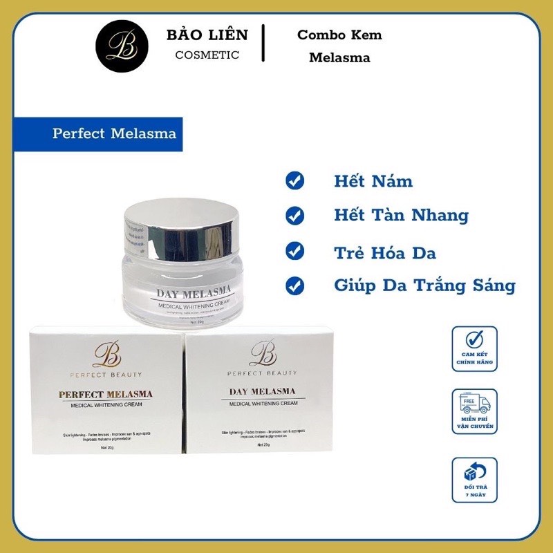 Kem Dưỡng Da Perfect Melasma mờ thâm, nám, sạm, tàn nhang, dưỡng trắng da hiệu quả