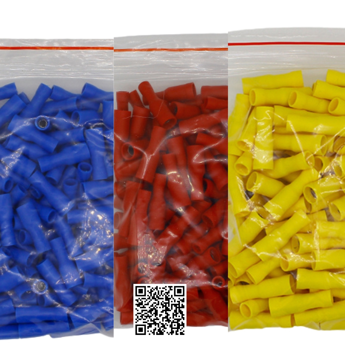 Đầu cốt đực cái frd5.5-195, mpd5.5-195, đầu cose nối hình đầu đạn chất liệu đồng vàng xi trắng