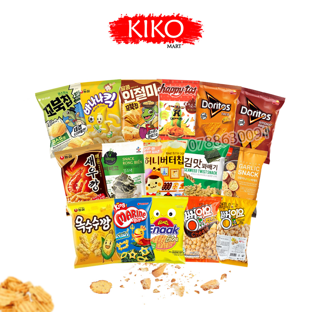 Snack Hàn Quốc Đủ Vị HOT Nhất Hiện Nay