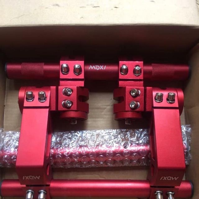 Bộ ghi đông 5 khúc Moxi xịn, chất liệu nhôm nguyên khối khuôn dày dặn, sản xuất công nghệ CNC đường cắt đẹp, dễ dàng lắp đặt