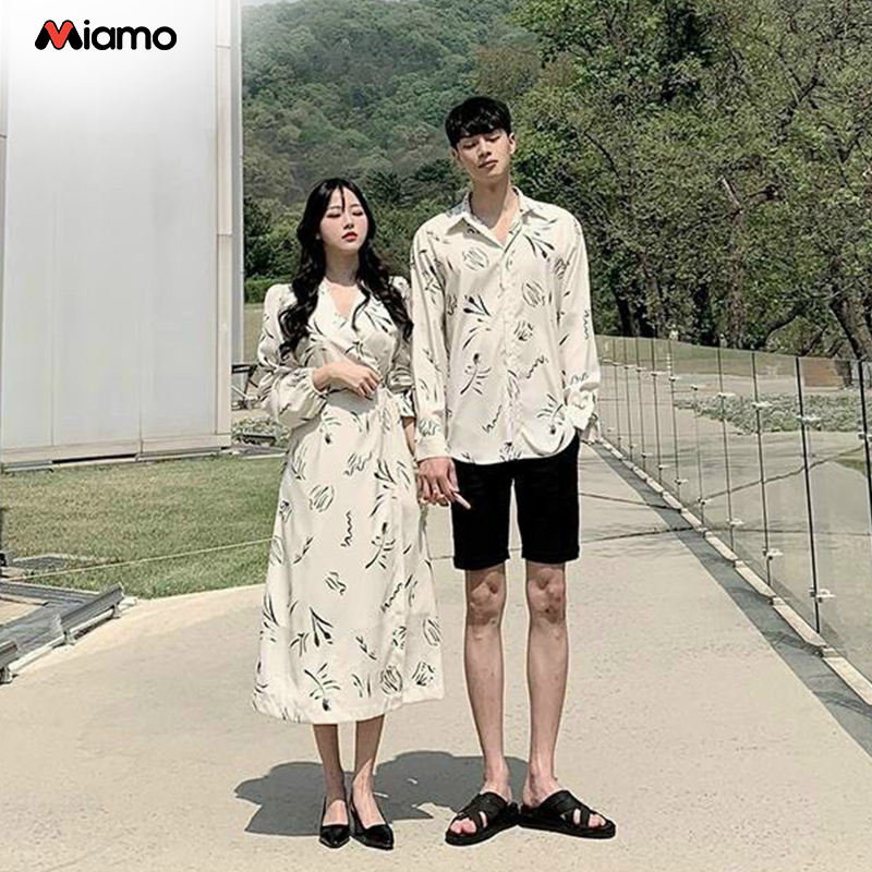 Đồ đôi nam nữ đi biển phong cách hàn quốc thời trang Miamo NB15 (Kèm ảnh thật)