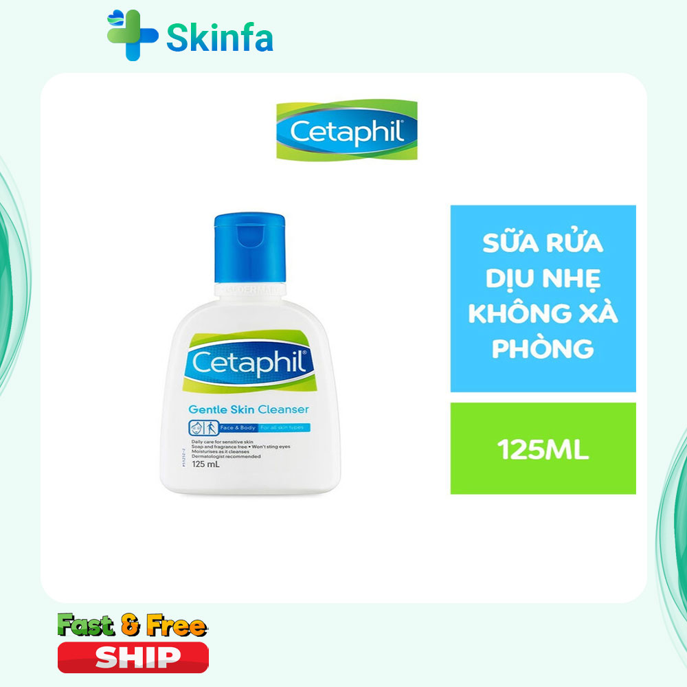 Sữa rửa mặt cetaphil dịu nhẹ không xà phòng 125ml