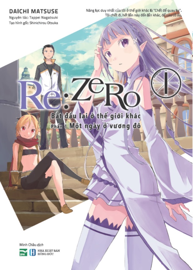 Sách - re: zero - bắt đầu lại ở thế giới khác - phần 1: một ngày ở vương đô - bộ 2 tập