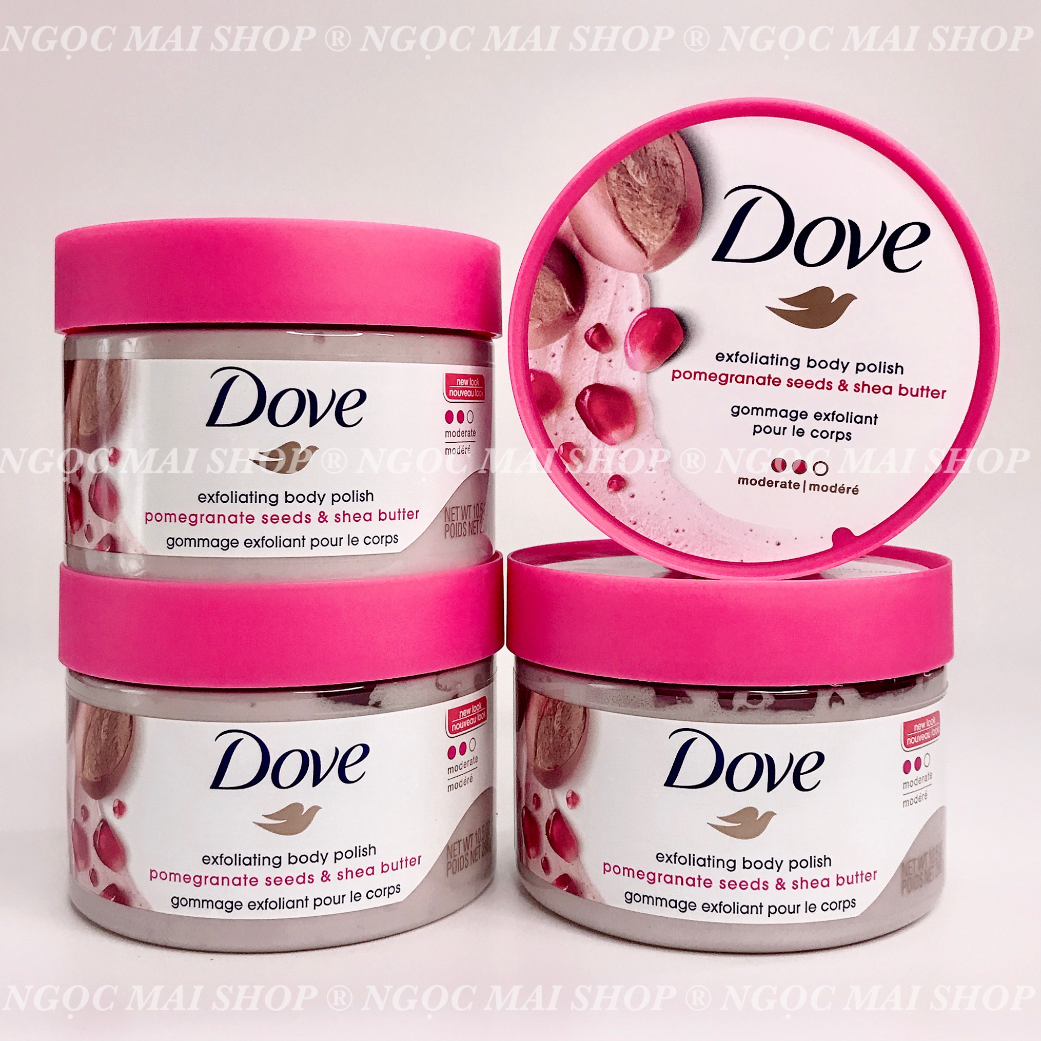 Tẩy tế bào chết dove mỹ 298g