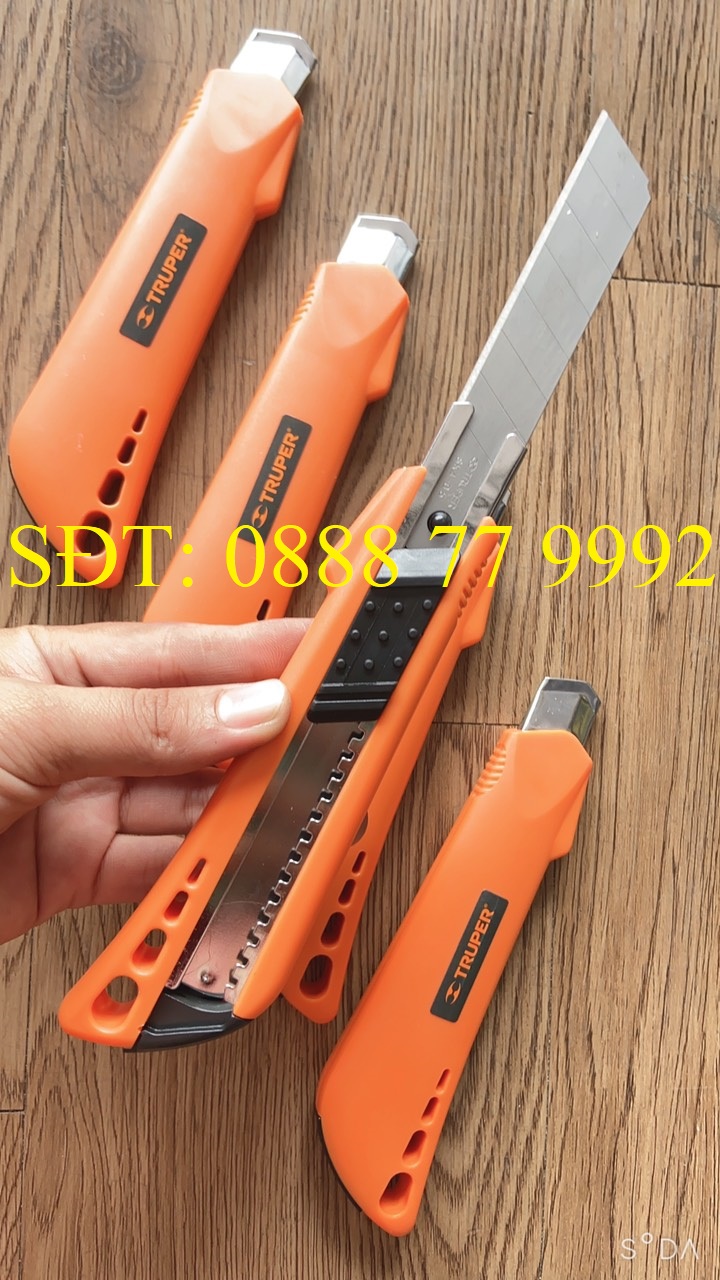 Combo 5 dao rọc giấy truper 18mm 16974 cut-6
