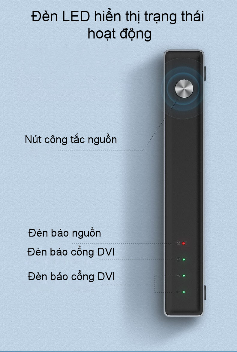 Bộ chia màn hình DVI (24+1) 1 cổng ra 2 cổng cao cấp UGREEN CM202 50746 Bộ chia màn hình DVI (24+1) 1 cổng ra 2 cổng cao cấp UGREEN CM202 50746