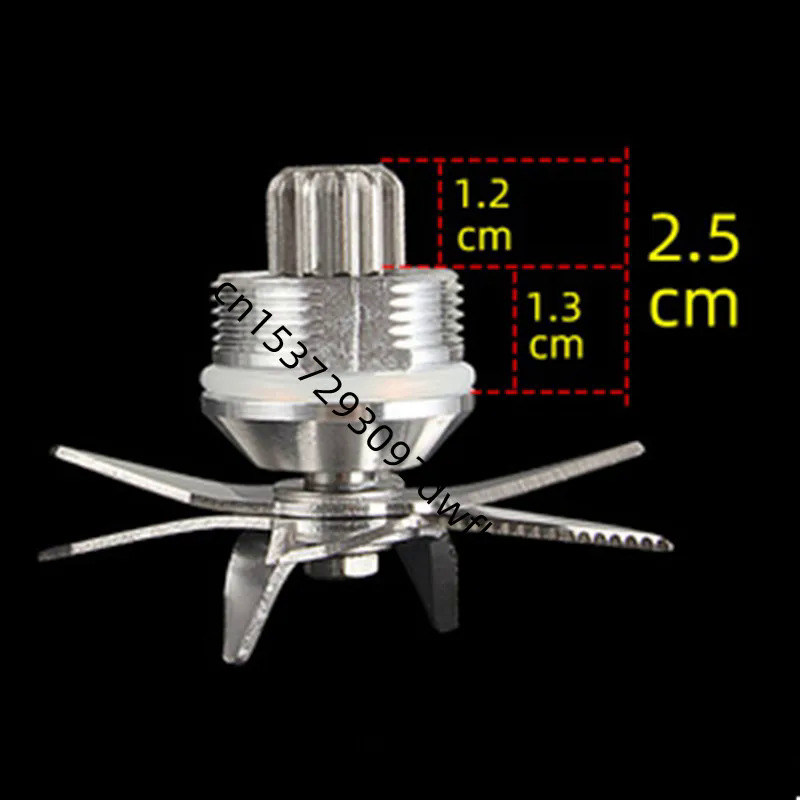 767 thép không gỉ Máy ép trái cây Ice Crusher Blades Máy xay sinh tố cứng sáu trộn cắt 8 lưỡi dao dao cho phổ 2L máy