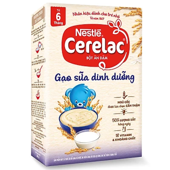 Bột ăn dặm Nestle' Cerelac 5 vị ngọt 200g