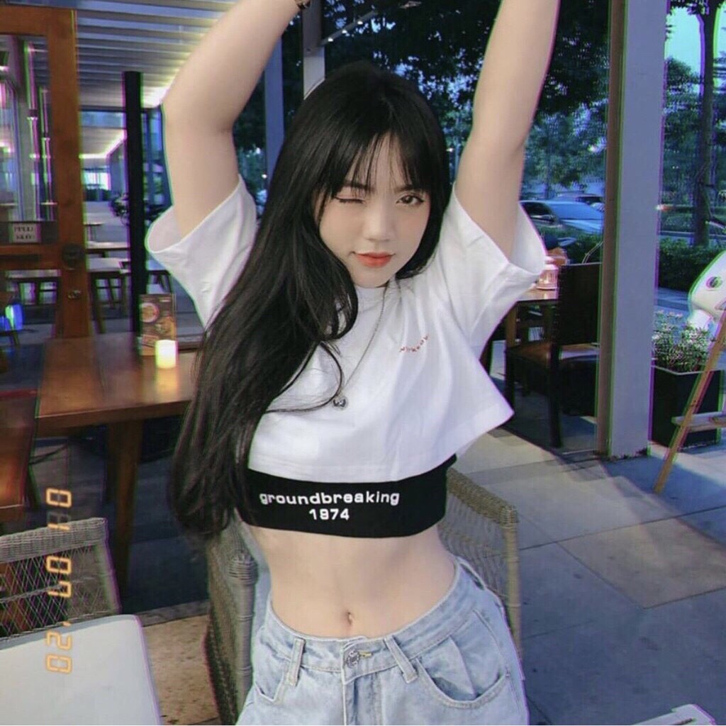 [Áo Loại 1] Sét Hai Áo Croptop Hót Trend # Hiện Nay siêu Dễ Thương + Video Thật