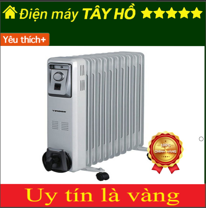 Máy sưởi dầu tiross ts9219 15 thanh