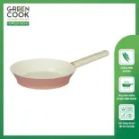 Chảo nhôm chống dính đáy từ 24 cm Green Cook GCP253-24IH - Sử dụng được tất các loại bếp