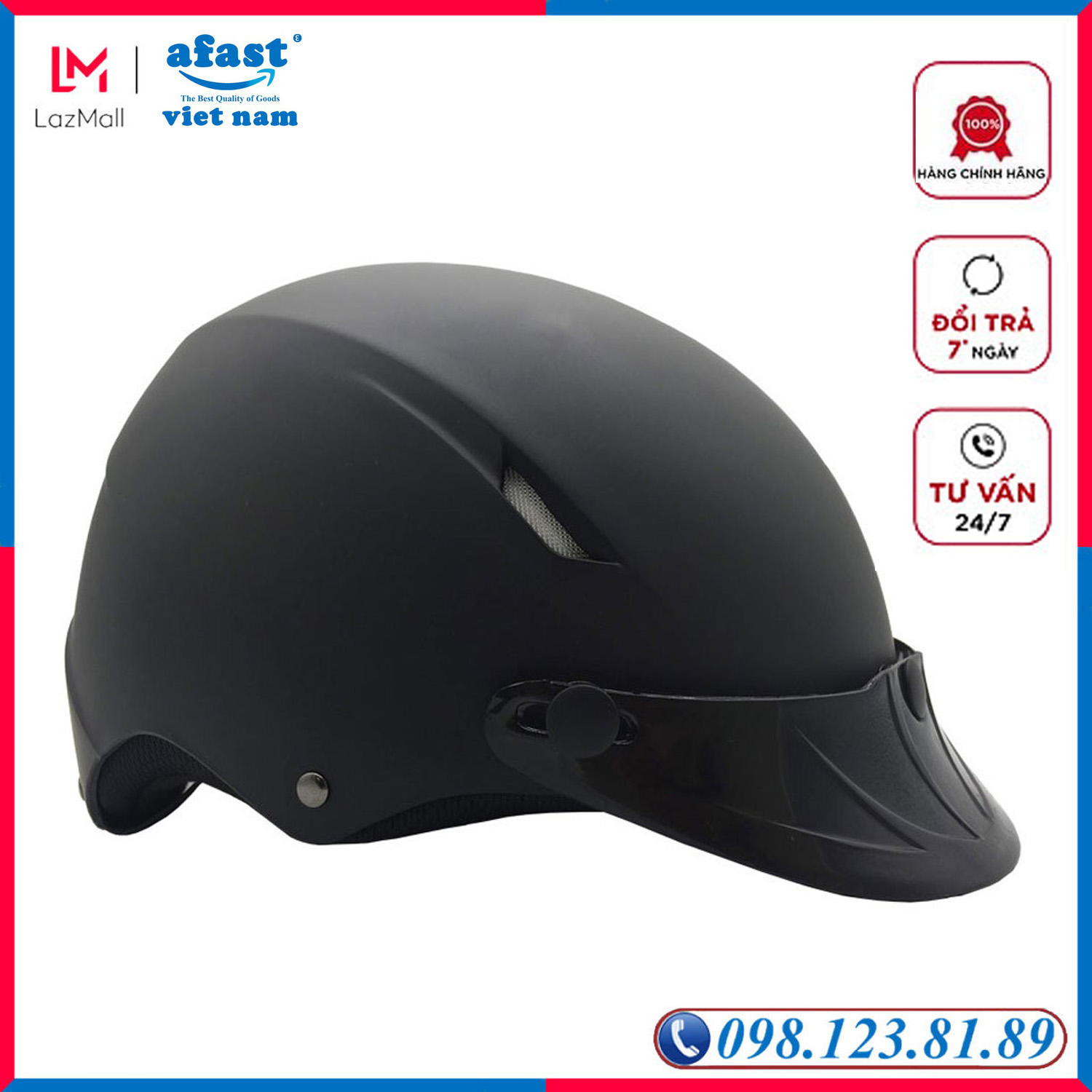 Mũ bảo hiểm thời trang nửa đầu Protec VIC VIXLW - AFAST VIỆT NAM