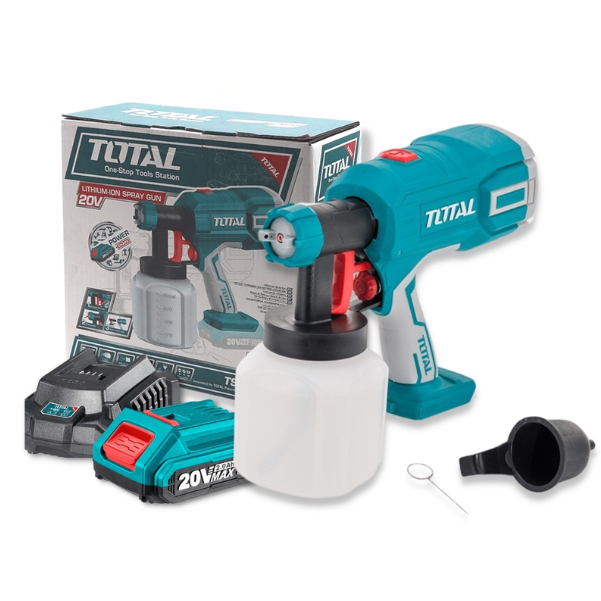 Máy phun sơn dùng pin 20v TOTAL / TSGLI2003 - TSGLI20406