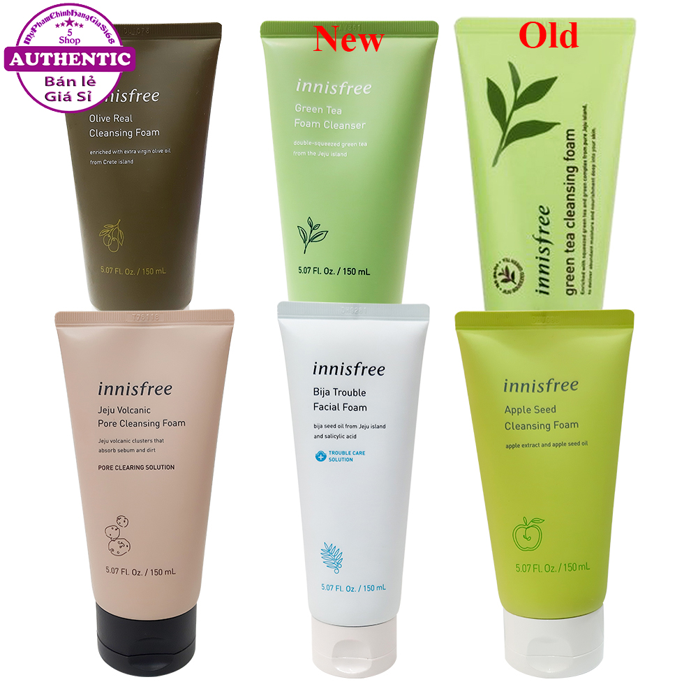 Sữa Rửa Mặt INNISFREE Tinh Hoa Thuần Túy Tự Nhiên 150ml KOREA