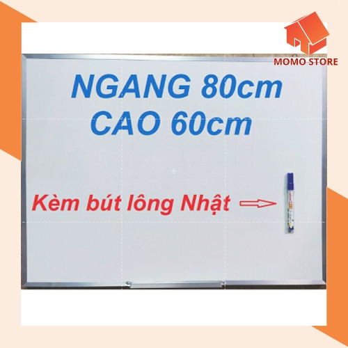 Bảng mica viết bút lông 60 x 80cm - Kèm bút lông