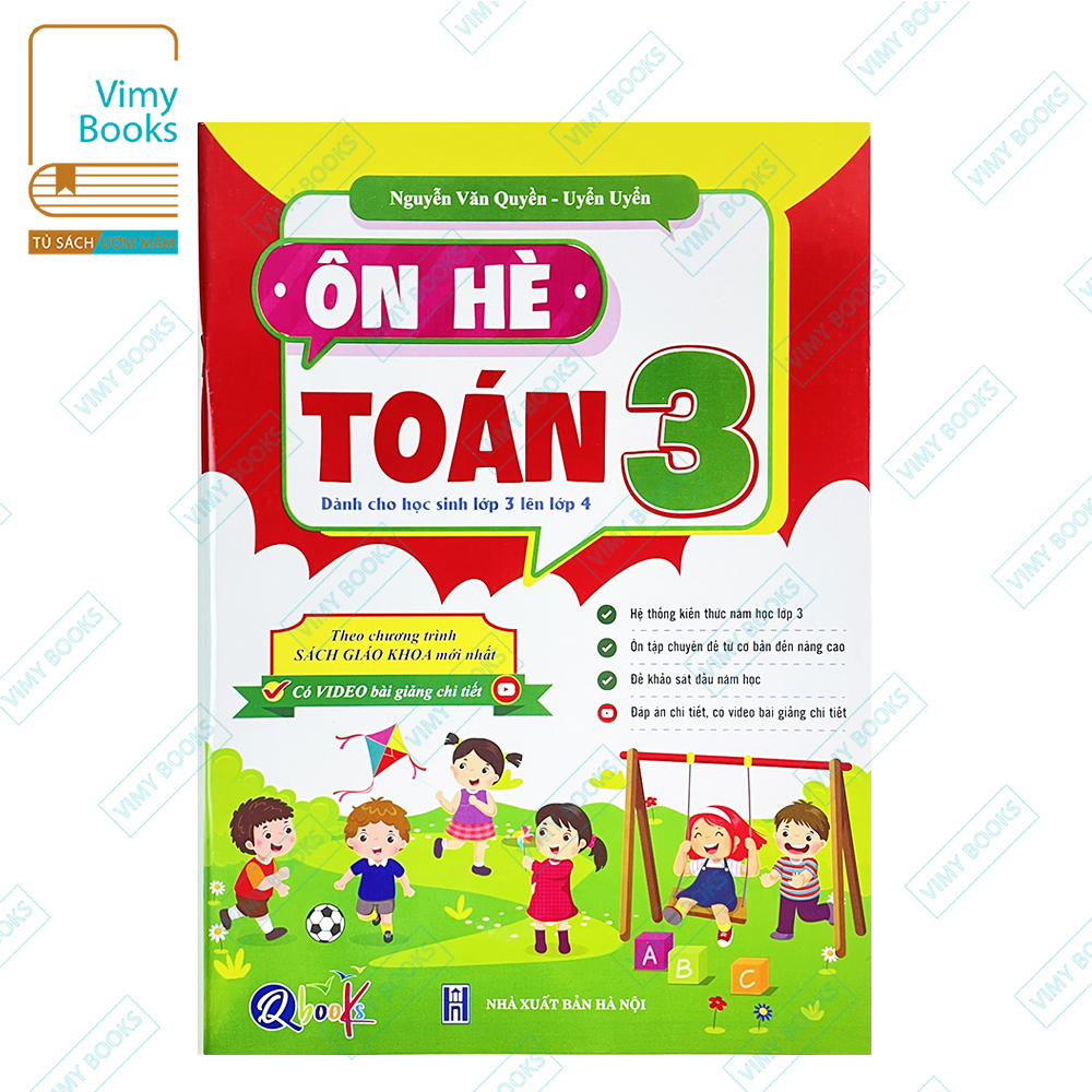 Sách - ôn hè toán 3 dành cho học sinh lớp 3 lên lớp 4