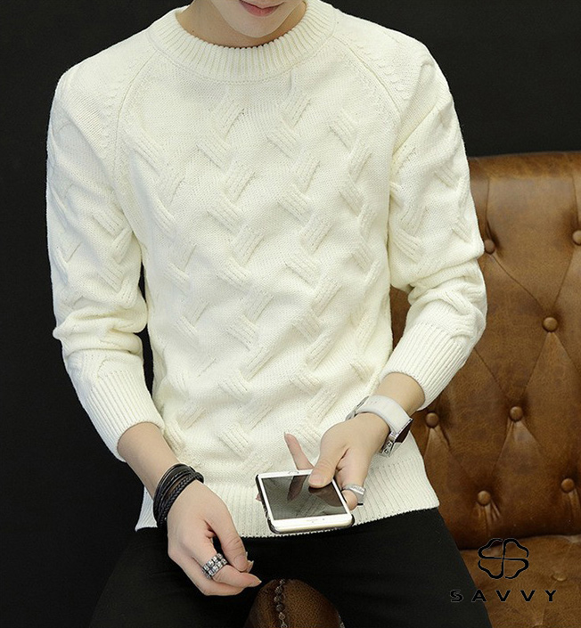 Thời Trang Thu Đông Áo Len Nam Cổ Tròn Chất Dệt Kim Tay Dài, Áo Len Nam Dài Tay, Áo len Nam Hàn Quốc. Áo len 2021