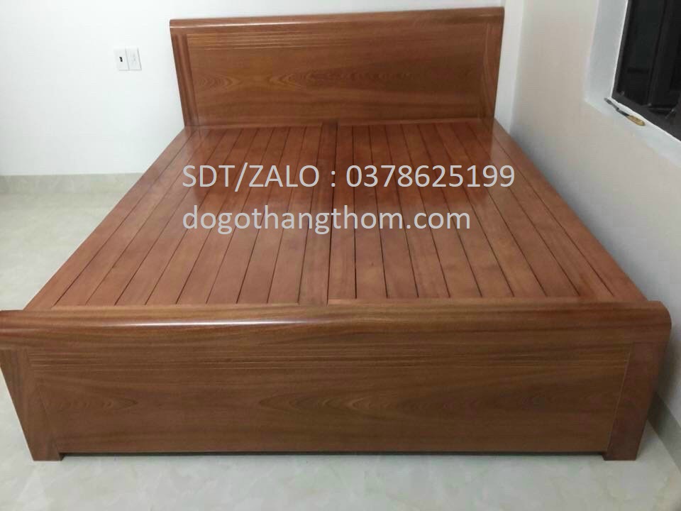 giường gỗ hương 1m8 giường ngủ phòng ngủ gỗ hương,nhận hàng thanh toán