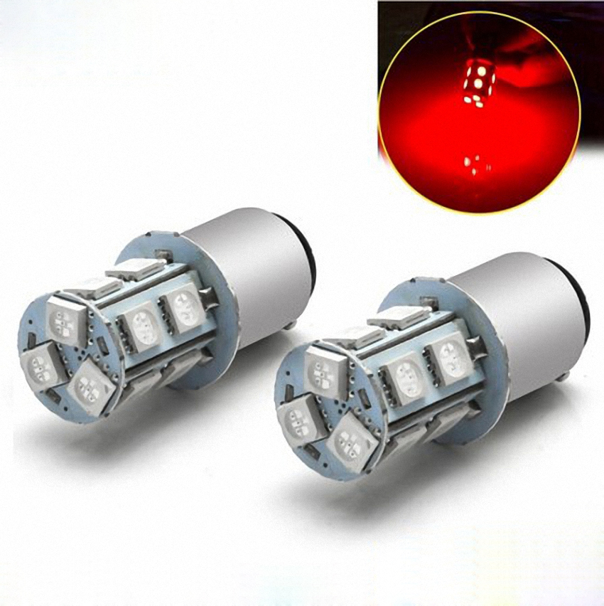 Đèn Stop, Đèn phanh, Đèn thắng Sau Ô Tô, Xe Máy Ánh sáng Đỏ Loại Chip LED Cao Cấp