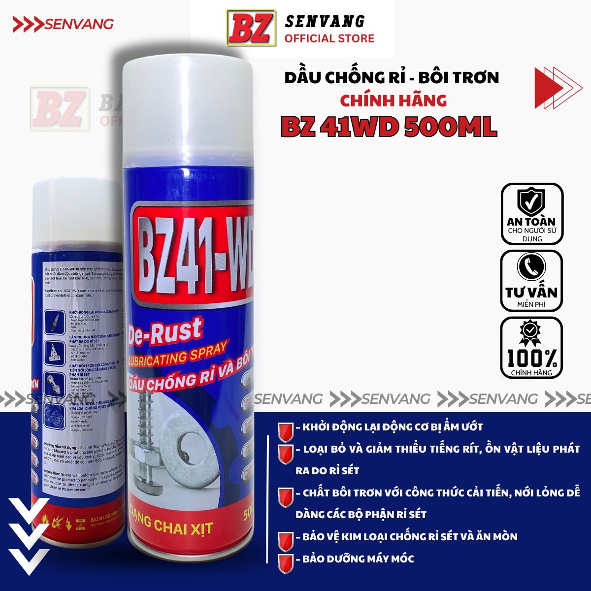 Kar 41wd 500ml anti-rust and lubrication spray bottle restart damp