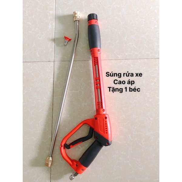 Sung rửa xe lutian hàng chuẩn loại 1 dài 1m1, tặng kèm 1 béc rửa xe