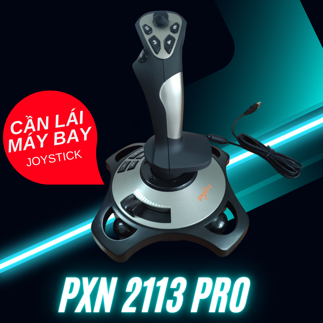 Cần lái máy bay PXN 2113 Thunder Pro Joystick  Có RUNG
