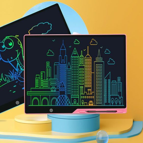 Bảng tự xóa 20 inch bảng tự xóa đa màu sạc USB-C
