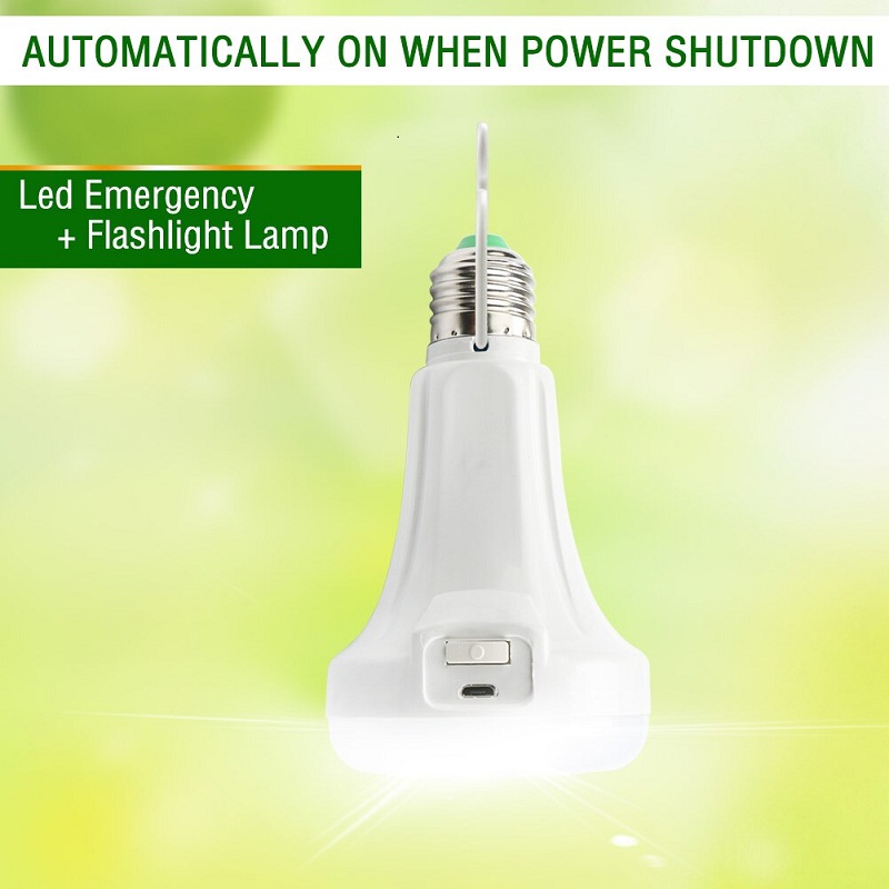 Bóng đèn led vừa chiếu sáng vừa tích điện 9w