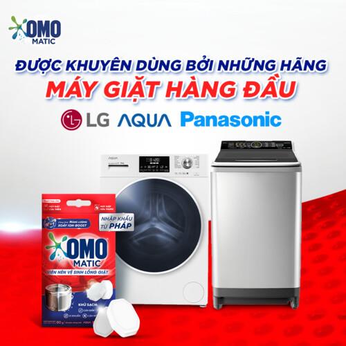 Hộp 4 Viên Nén Vệ Sinh Lồng Giặt OMO Matic 80gr