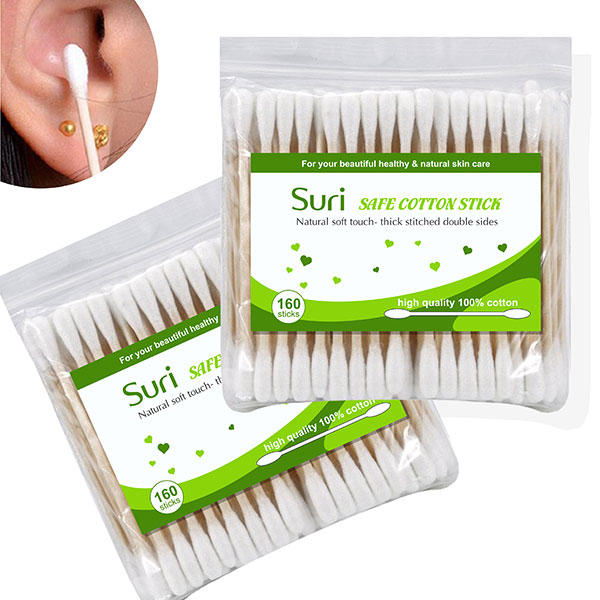 Tăm bông suri safe cotton stick 160 cây chất lượng e411
